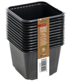 Romberg Anzucht-Plastiktöpfe, 9 cm, 12 Stk.