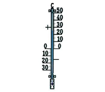 TFA Thermometer für den Außenbereich, Schwarz - Metall