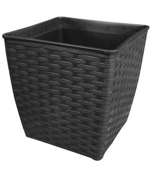 Dehner Polyrattan-Topf Madrid, quadratisch