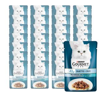 PURINA GOURMET™ Nassfutter für Katzen Perle Duetto, 26 x 85 g
