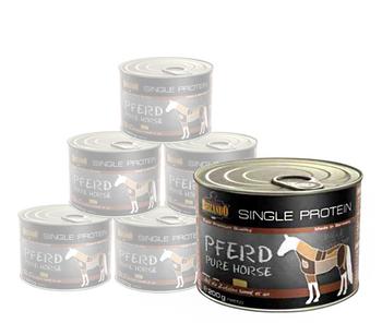 BELCANDO Nassfutter für Hunde Single Protein Adult, 6 x 200 g