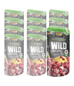 BELCANDO® Nassfutter für Hunde Finest Selection Wild & Hirse Adult, 12 x 125 g