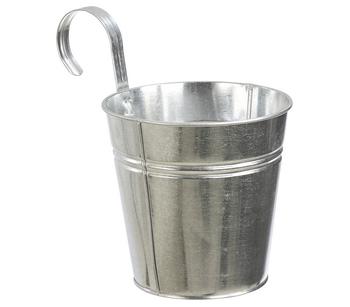 Dehner Zinktopf mit Bügelhalter, rund