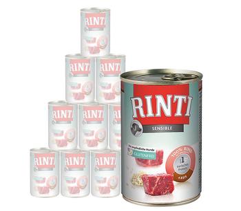 Rinti Sensible Nassfutter für Hunde, 12 x 400 g