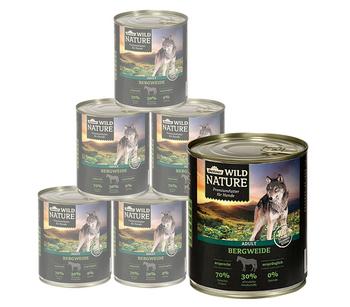 Dehner Wild Nature Nassfutter für Hunde Bergweide Adult, Pferd