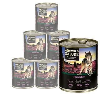 Dehner Wild Nature Nassfutter für Hunde Heidetal Adult, Kaninchen