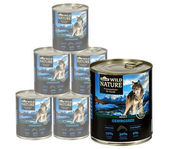 Dehner Wild Nature Nassfutter für Hunde Gebirgssee Adult, Lachs