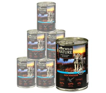 Dehner Wild Nature Nassfutter für Hunde Hochmoor Junior, Ente
