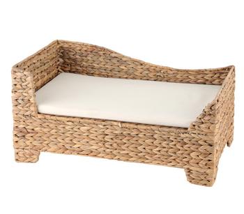 Silvio Design Heimtier Ottomane mit Kissen
