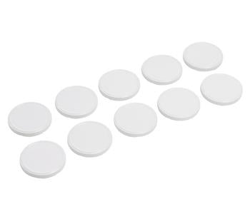3 x Dehner Schraubdeckel für Einkochgläser, weiß, Ø100 mm, 10er-Set - Aluminium - Mindestbestellmenge: 3 Stk.