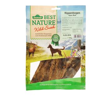 Dehner Best Nature Hundesnack Rehrippen, 100 g
