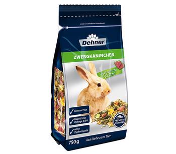 2 x Dehner Premium Zwergkaninchenfutter - Mindestbestellmenge: 2 Stk.