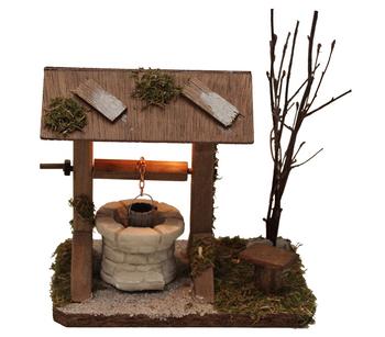 Kolbe Brunnen mit Beleuchtung