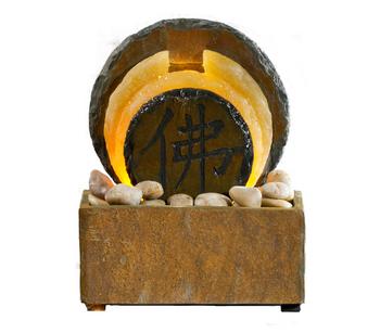 Seliger Schiefer-Zimmerbrunnen Tian, ca. H30,5 cm - Schiefer