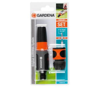 GARDENA Spritz-Satz, 1/2", Grau / Orange - Kunststoff