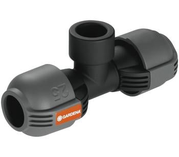 GARDENA Sprinklersystem T-Stück 3/4'', Innengewinde, Grau / Schwarz