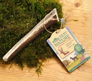 Dehner Best Nature Hundesnack Kaustange vom Rothirsch, halb