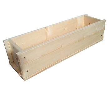 Dehner Holz-Blumenkasten, rechteckig - Holz