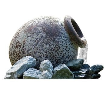 Ubbink Terrakotta-Gartenbrunnen Orange, 31 x 21 x 26 cm