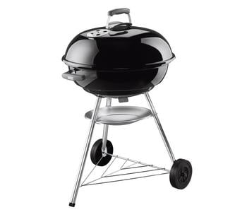 Weber Holzkohle-Kugelgrill Compact Kettle, Ø 57 cm, schwarz - Stahl