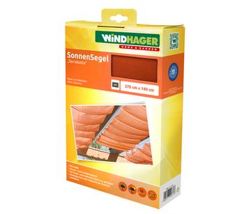 Windhager Sonnensegel, rechteckig,ca. B270/T140cm, Apricot - Polyester