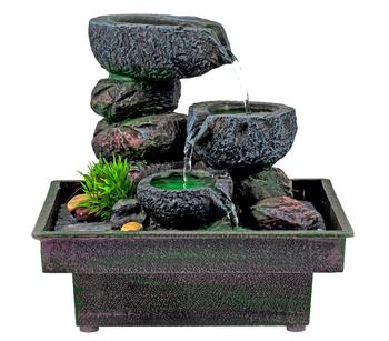 Pajoma Zimmerbrunnen Floating Stones - Polyresin