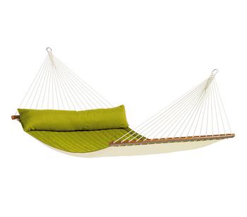 La Siesta Hängematte Alabama, Grün - Polyester / Polypropylen Kiefernholz Polyurethan