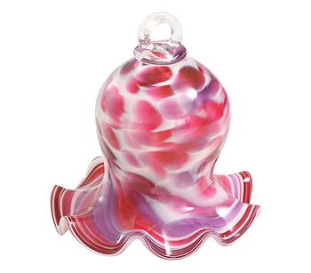 Polczer Glas-Maiglöckchen, ca. Ø15/H15 cm, Pink / Lila Weiß - Glas