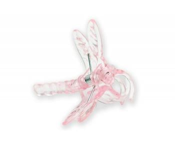 Stabtrend Orchideenclip Libelle, Zartrosa - Kunststoff
