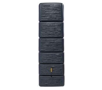 4rain SLIM Wandtank, graphit, 330 Liter, Dunkelgrau - Kunststoff