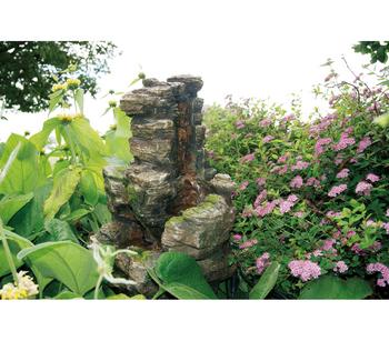 Ubbink Polyresin-Gartenbrunnen Chios, 47 x 32 58 cm, Braun - Polyresin