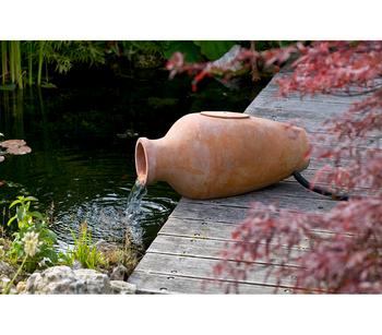 Ubbink Terrakotta-Filter-Set Amphora, B30/H28/T60 cm, Orange - Terrakotta