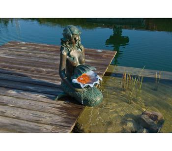 Ubbink Polyresin-Gartenbrunnen Oslo, 34 x 46 78 cm, Bronze - Polyresin