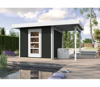 Weka Designhaus wekaLine 172 A, Dunkelgrau - Holz