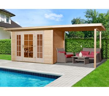 Weka Gartenhaus 172 + Anbau 300