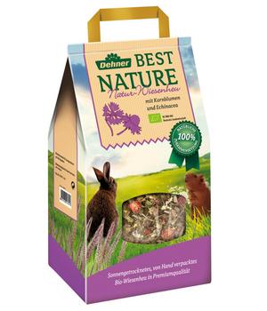 Dehner Best Nature Bio Natur-Wiesenheu, mit Kornblumen, 1 kg