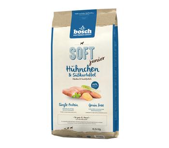 bosch Trockenfutter für Hunde Soft Junior, Hühnchen & Süßkartoffel