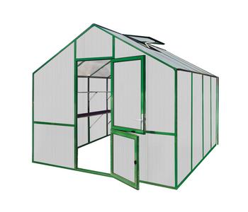 KGT Gewächshaus Lilie IV, Dunkelgrün - Aluminium