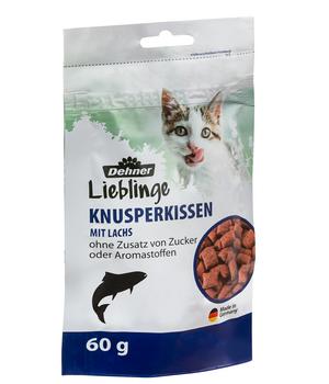 Dehner Lieblinge Katzensnack Knusperkissen, 60 g