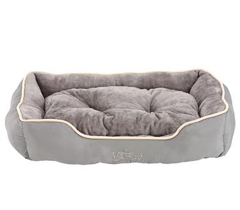 Dehner Lieblinge Kuschelbett Sammy, rechteckig, grau