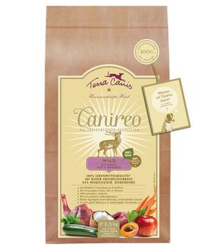 Terra Canis Trockenfutter für Hunde Canireo, Wild
