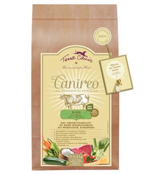 Terra Canis Trockenfutter für Hunde Canireo, Rind