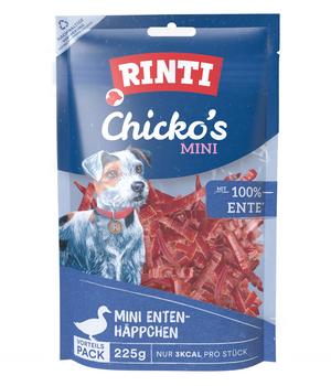 RINTI Hundesnack Chicko's Enten-Häppchen, Mini, 225 g