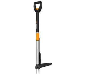 Fiskars SmartFit Teleskop-Unkrautstecher, Orange / Schwarz - Stahl