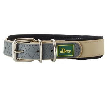 HUNTER Hundehalsband Convenience Comfort, Hellbraun - Kunststoff / Neopren