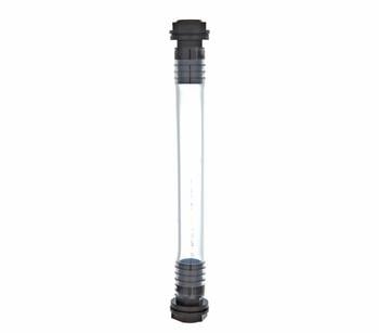 Dehner Regentonnenverbindung 3/4 " für den Garten, ca. L30 cm, Transparent