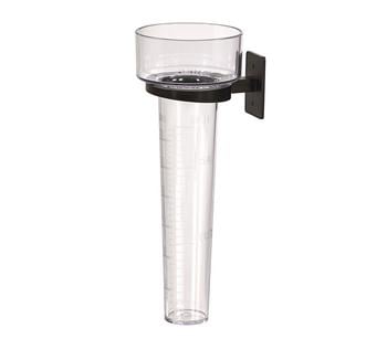 Dehner Regenmesser, Transparent, Schwarz