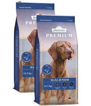 Dehner Premium Trockenfutter für Hunde Maxi Junior
