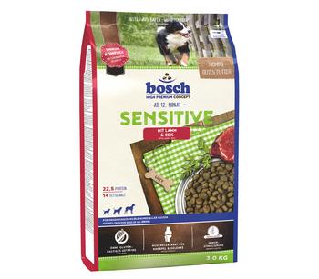 2 x bosch Trockenfutter für Hunde Sensitive, Lamm & Reis - Mindestbestellmenge: 2 Stk.