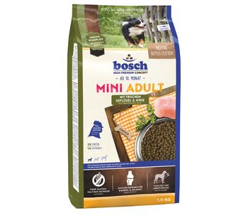 bosch Trockenfutter für Hunde Mini Adult, Geflügel & Hirse